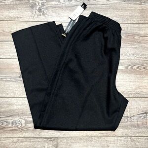 Nwt  black stretch waist fancy pants size 14
